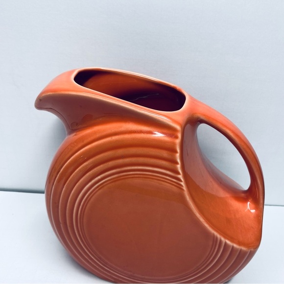 Fiestaware Persimmon Large Disc Pitcher - Picture 3 of 7